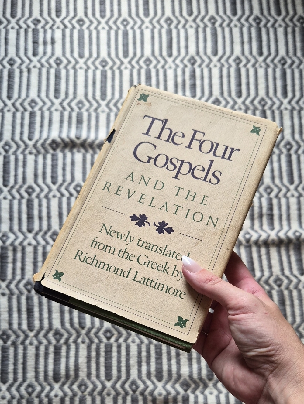 The Four Gospels and the Revelation Richard Littemore Cream Hardcover